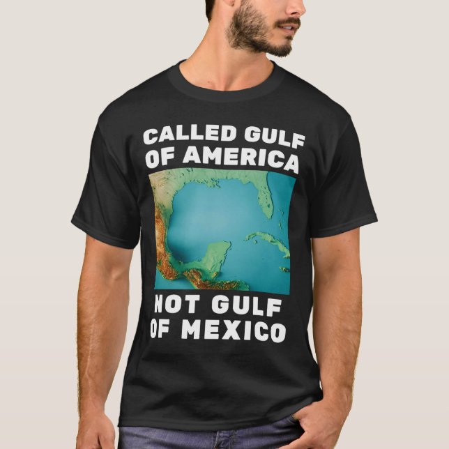 T-shirt Le Golfe de Trump et non le Golfe du Mexique (Devant)