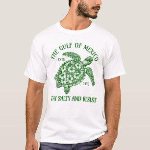 T-shirt Le Golfe du Mexique reste salé et résiste