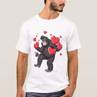 T-shirt Le Gorille Donneur de Cœur