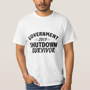 T-shirt Le gouvernement arrête le survivant