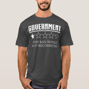 T-shirt Le Gouvernement Revoit Une Étoile Très Mauvaise Ne