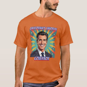 T-shirt Le gouverneur favori de Californie Gavin Newsom