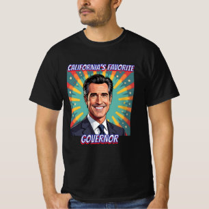 T-shirt Le gouverneur favori de Californie Gavin Newsom