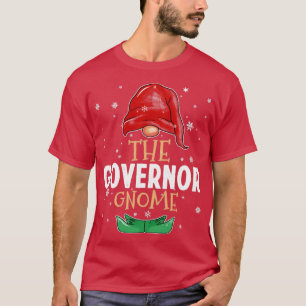 T-shirt Le gouverneur Gnome Famille Correspondant Noël Out