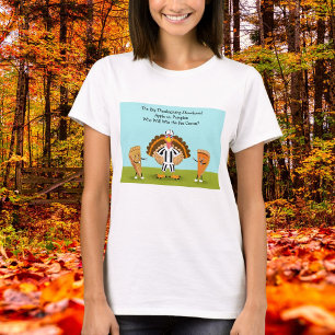 T-shirt Le grand Citrouille d'action de grâces et Apple