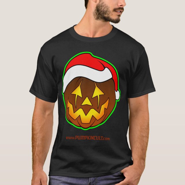 T-shirt Le grand citrouille de Père Noël (Devant)