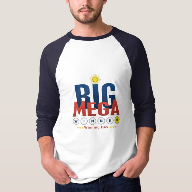 T-shirt le grand gagnant de la journée de célébration lote (Devant)