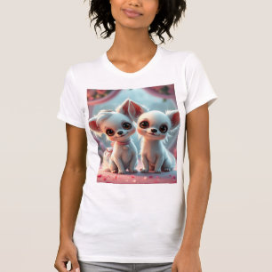 T-shirt Le grand jour de Cupid : un Mariage d'amour chiot