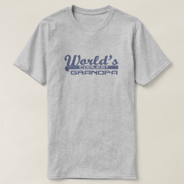 T-shirt Le grand-papa le plus frais des mondes (Design devant)