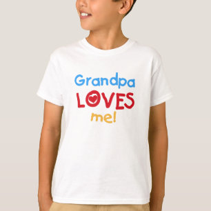 T-shirt Le grand-papa m'aime