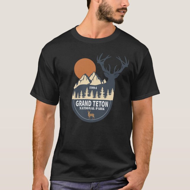 T-shirt le grand parc national de Teton (Devant)