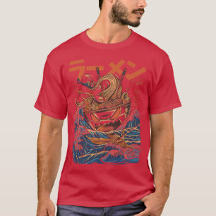 T-shirt Le Grand Ramen au large de Kanagawa