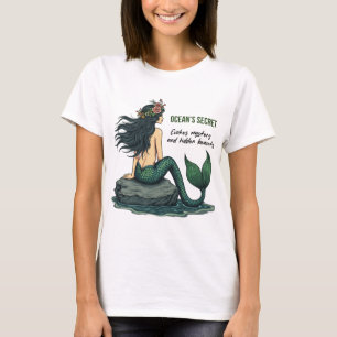 T-shirt Le graphique secret de la sirène d'Ocean