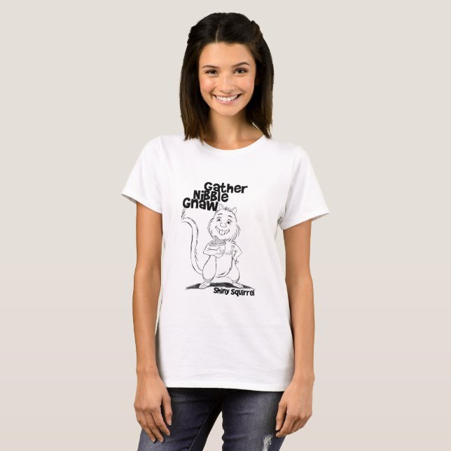 T-shirt Le grignotement de rassemblement rongent pour des (Devant entier)
