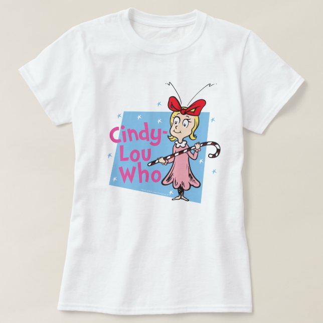 T-shirt Le Grinch | Cindy-Lou Qui - Sucre de canne (Design devant)