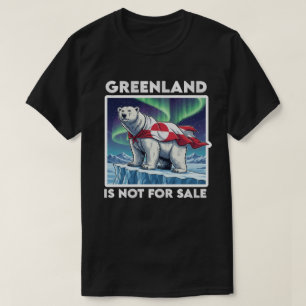 T-shirt Le Groenland n'est pas à vendre Ours polaire Auror