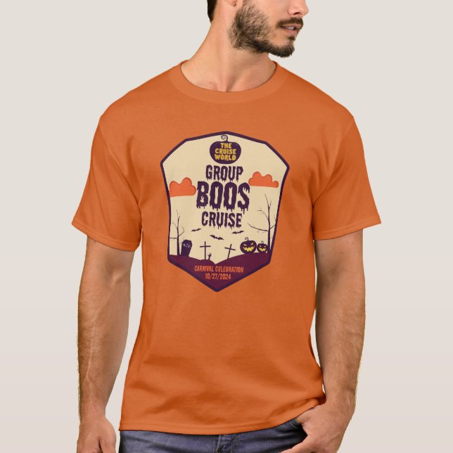 T-shirt Le groupe Boos Cruise World (Devant)