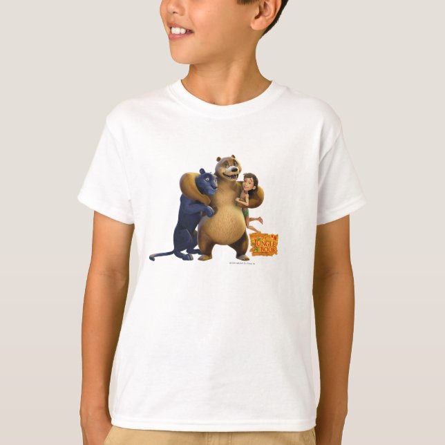 T-shirt Le groupe de livre de jungle a tiré 1 (Devant)