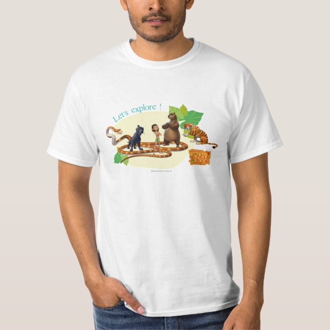 T-shirt Le groupe de livre de jungle a tiré 4 (Devant)