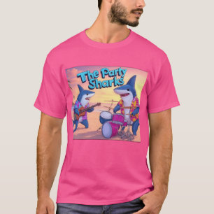 T-shirt Le groupe Party Sharks