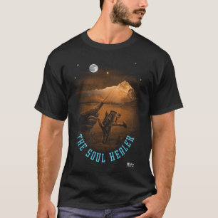 T-shirt Le guérisseur de l'âme pour le pêcheur noir