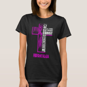 T-shirt le guerrier de la fibromyalgie peut faire tout ce 