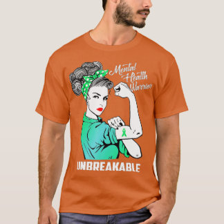 T-shirt Le guerrier de la santé mentale indestructible - M
