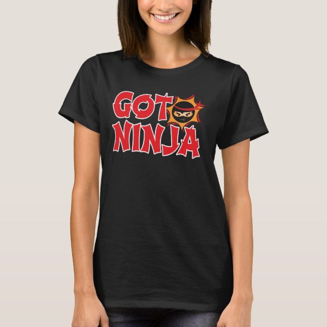 T-shirt Le guerrier de Ninja est drôle (Devant)