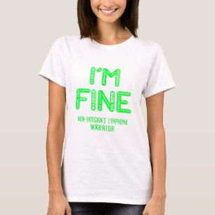 T-shirt Le guerrier du lymphome non Hodgkinien - JE SUIS F