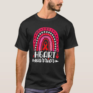 T-shirt Le guerrier Go Red Ribbon Rainbow He Disease Award