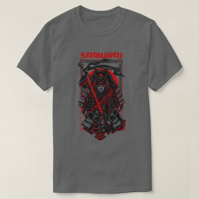 T-shirt Le guerrier Samurai (Design devant)