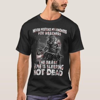 T-shirt Le Guerrier Viking N'A Jamais Mal Pris Ma Gentille