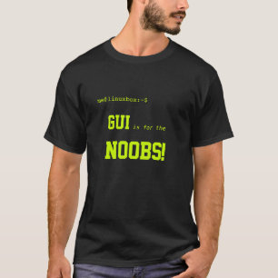 T-shirt Le GUI Geeky est pour la pièce en t d'obscurité 
