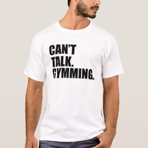 T-shirt Le gymnase ne peut pas parler. Foyer de séance
