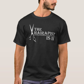 T-shirt Le hairapist est à