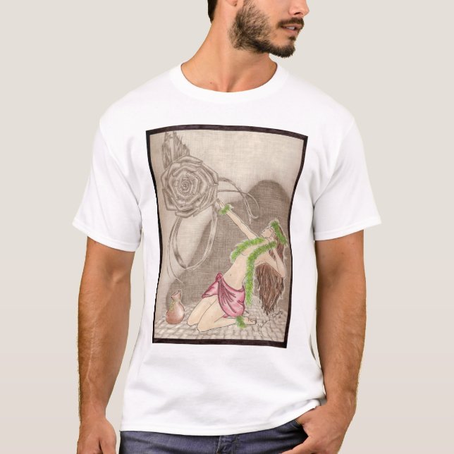 T-shirt . : Le Hawaïen s'est levé :. - Customisé (Devant)