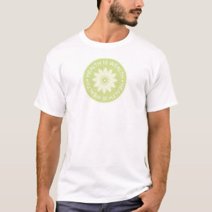 T-shirt Le ~Health de trois citations de mot est Wealth~