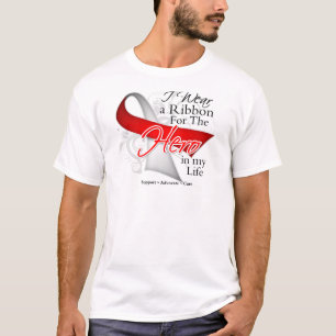 T-shirt Le héros du ruban de l'anémie plastique dans ma vi