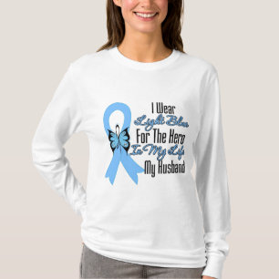 T-shirt Le héros du ruban du cancer de la prostate Mon mar