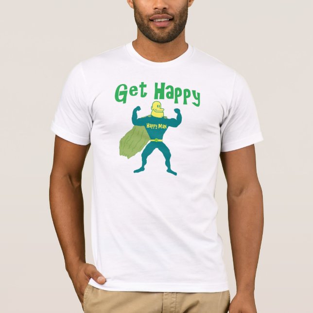 T-shirt Le héros heureux Superbe-T (Devant)