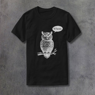 T-shirt Le hibou dit qui