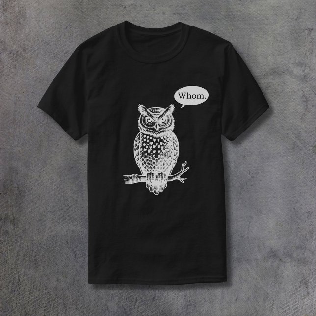 T-shirt Le hibou dit qui (Créateur téléchargé)
