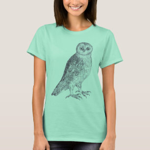 T-shirt Le hibou retentit/le hibou barré bruits de hibou