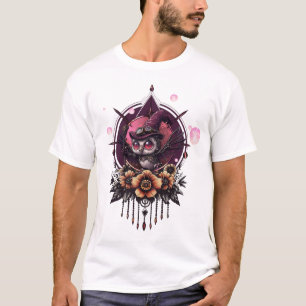 T-shirt Le hibou Steampunk : Gardien des secrets.