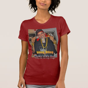T-shirt Le hip hop de la femme d'Obama