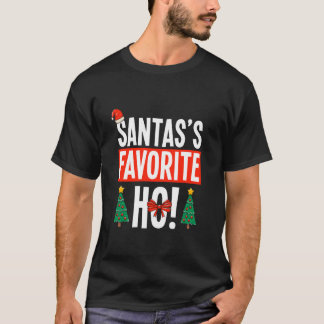 T-shirt Le Ho de Noël préféré du Père Noël drôle