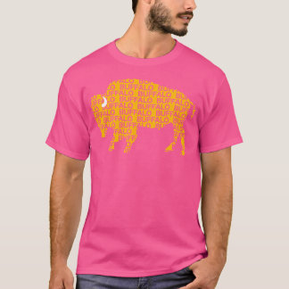 T-shirt Le hockey Buffalo Ny Jaune Buffalo