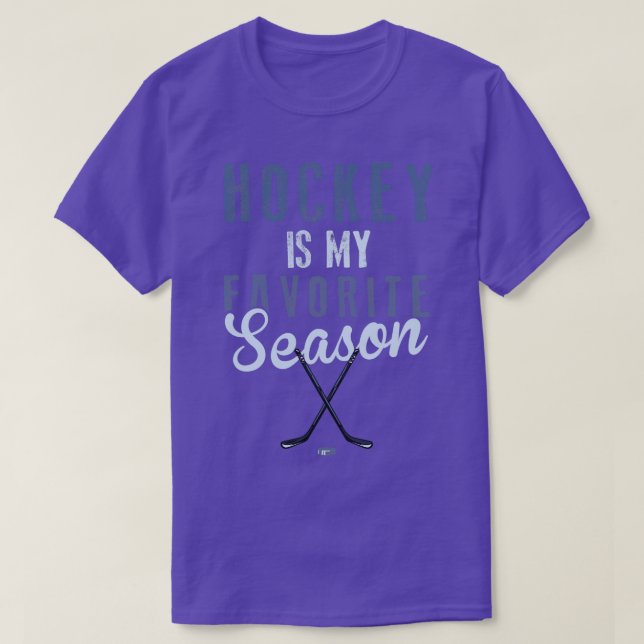 T-shirt Le hockey est ma saison préférée (Design devant)
