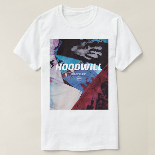 T-shirt Le HoodWill Denim craint (Design devant)