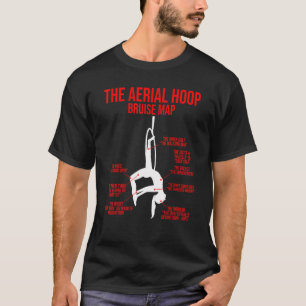 T-shirt Le Hoop Aérien Bruise Carte acrobatiques Gymnastiq